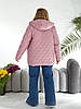 Демісезонна жіноча куртка з накладними кишенями та капюшоном, фото 6