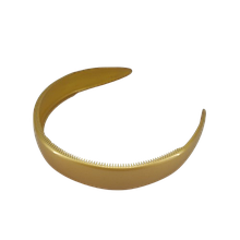 Обруч для волосся золотистий глянсовий (Франція)