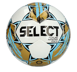 М’яч футзальний SELECT Futsal Future Master Gold FIFA Basic v24 (565) біло/синьо/золотий, official size (розмір 4)