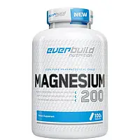 Магній 200 мг (цитрат), Everbuild Nutrition, Magnesium Citrate 200 мг – 100 таб