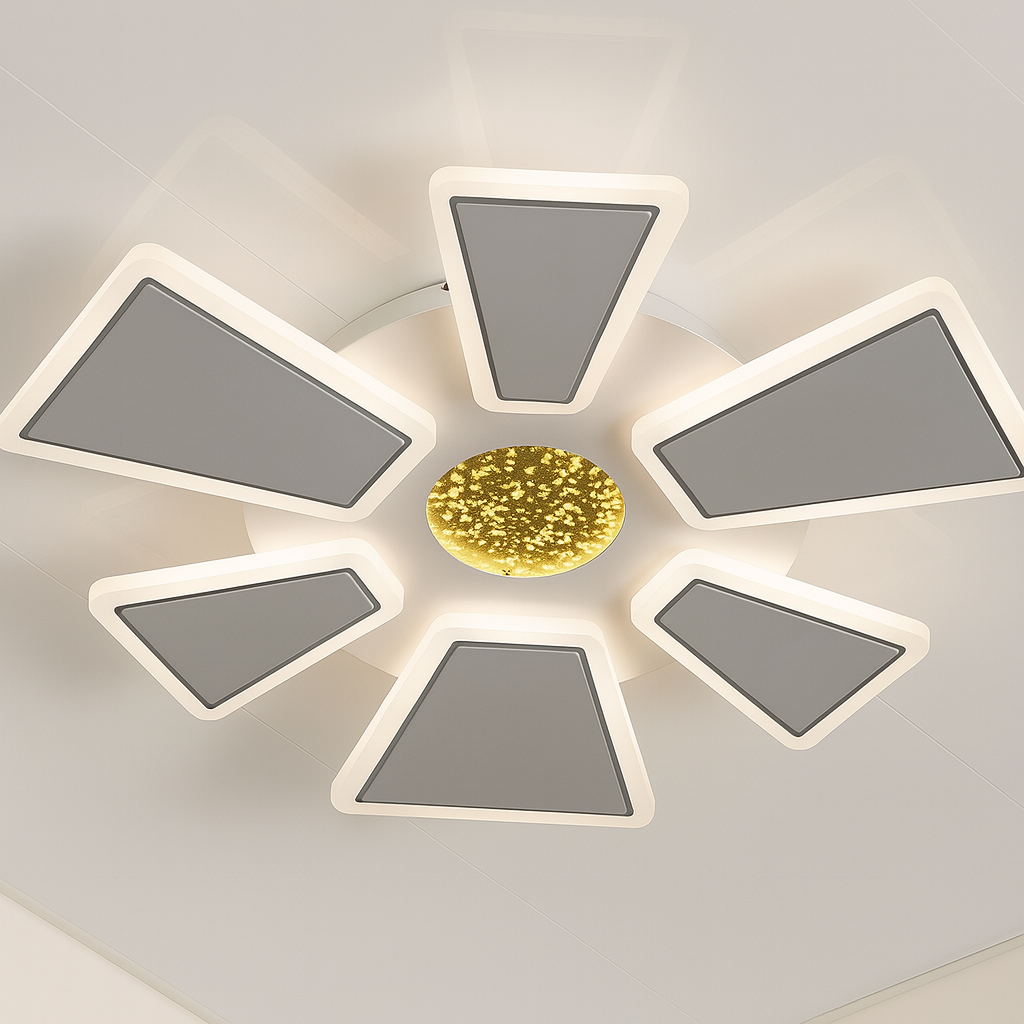 Люстра для низької стелі Splendid Ray 112W до 20 м² колір Білий 30428797, фото 1