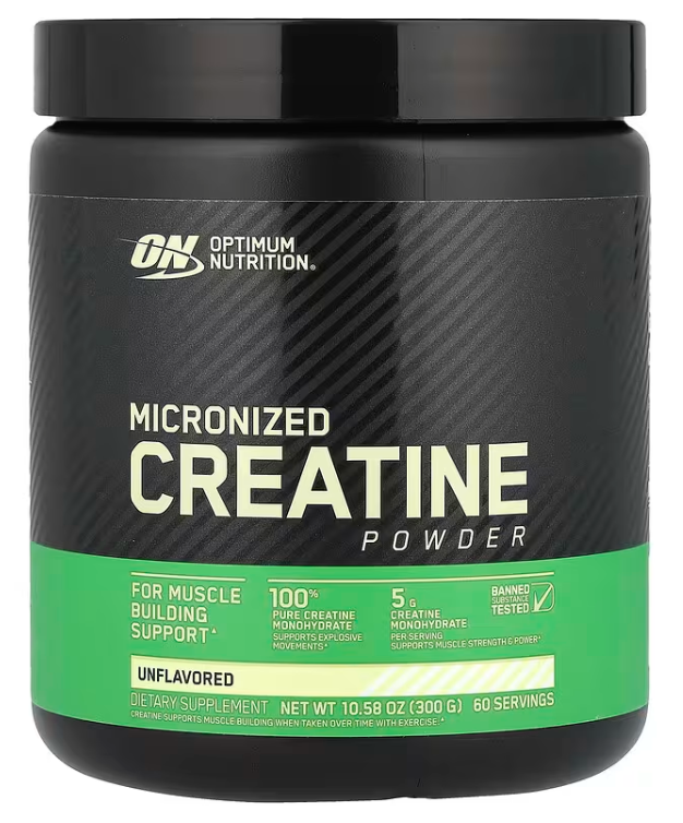 Креатин моногідрат Optimum Nutrition Micronized Creatine Monohydrate Powder 300 г ( USA )