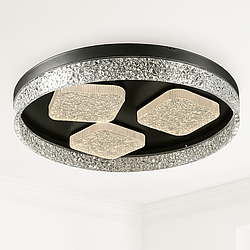 Стельова люстра Splendid Ray 112W до 20 м² колір Чорний 30428858