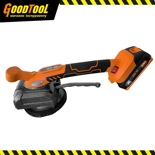 Акумуляторна віброприсоска для плитки TexAC TAOE-TTM50 в кейсі (з 2 АКБ та ЗП)