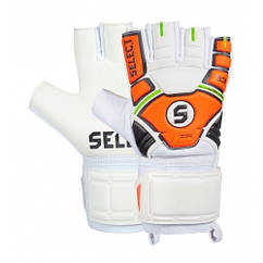 Рукавиці воротарські SELECT 33 Futsal Liga (335) біло/помаранчево/зелений (5)