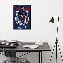 Плакат "Футболіст Ліонель Мессі, Lionel Messi", 60×43см, фото 4