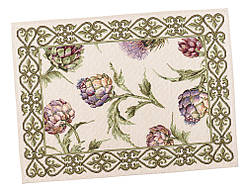 Сервірувальна серветка під тарілку гобеленова ARTICHOKE