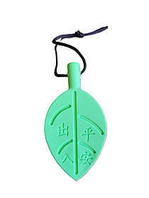 Підлоговий фіксатор для дверей "Листочок" Зелений (00310/6)