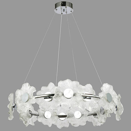 Люстра срібна підвісна "Blossom Silver" 80см 22W (98-9249-14), фото 1