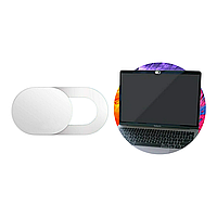 Шторка веб-камери захисна кришка наліпка для ноутбука телефона планшета біла
