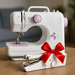 Швейна машинка FHSM 505 + Подарунок Ручна швейна машинка Handy stitch WJ-07 / Міні швейна машинка