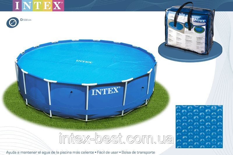 Тент для басейну з ефектом антиохлаждение Intex 29021 (59952) до 305 див.