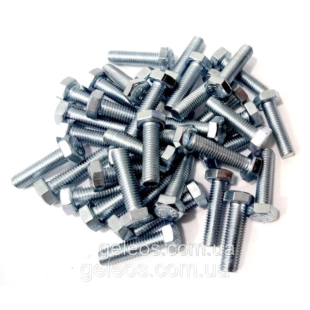 Болт М8х30 DIN 933 метричний оцинкований