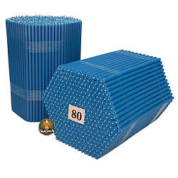 Церковні воскові свічки №80 Сині