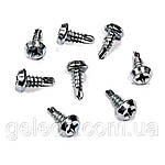 Саморіз-блоха 3.9х11мм ЦБ зі свердлом, для металу