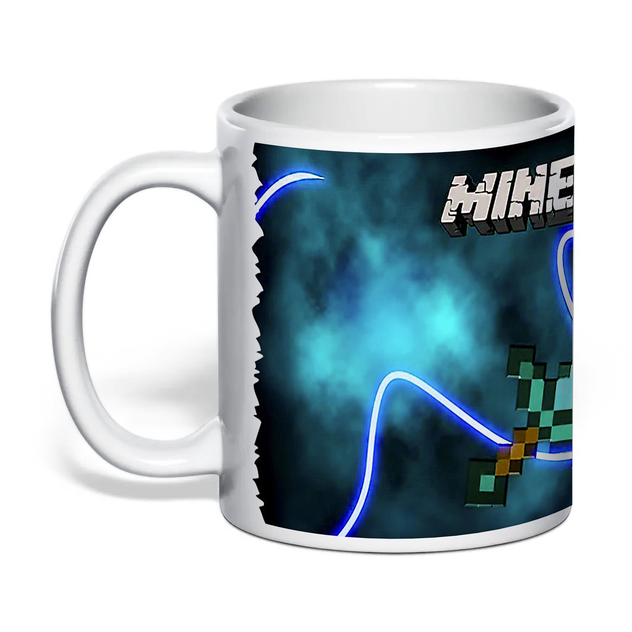 Чашка з друком "MINECRAFT" №1 330 мл (колір білий) (29919), фото 1