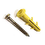 Дюбель-цвях 6х40 ДБМ (грибок) Обрій