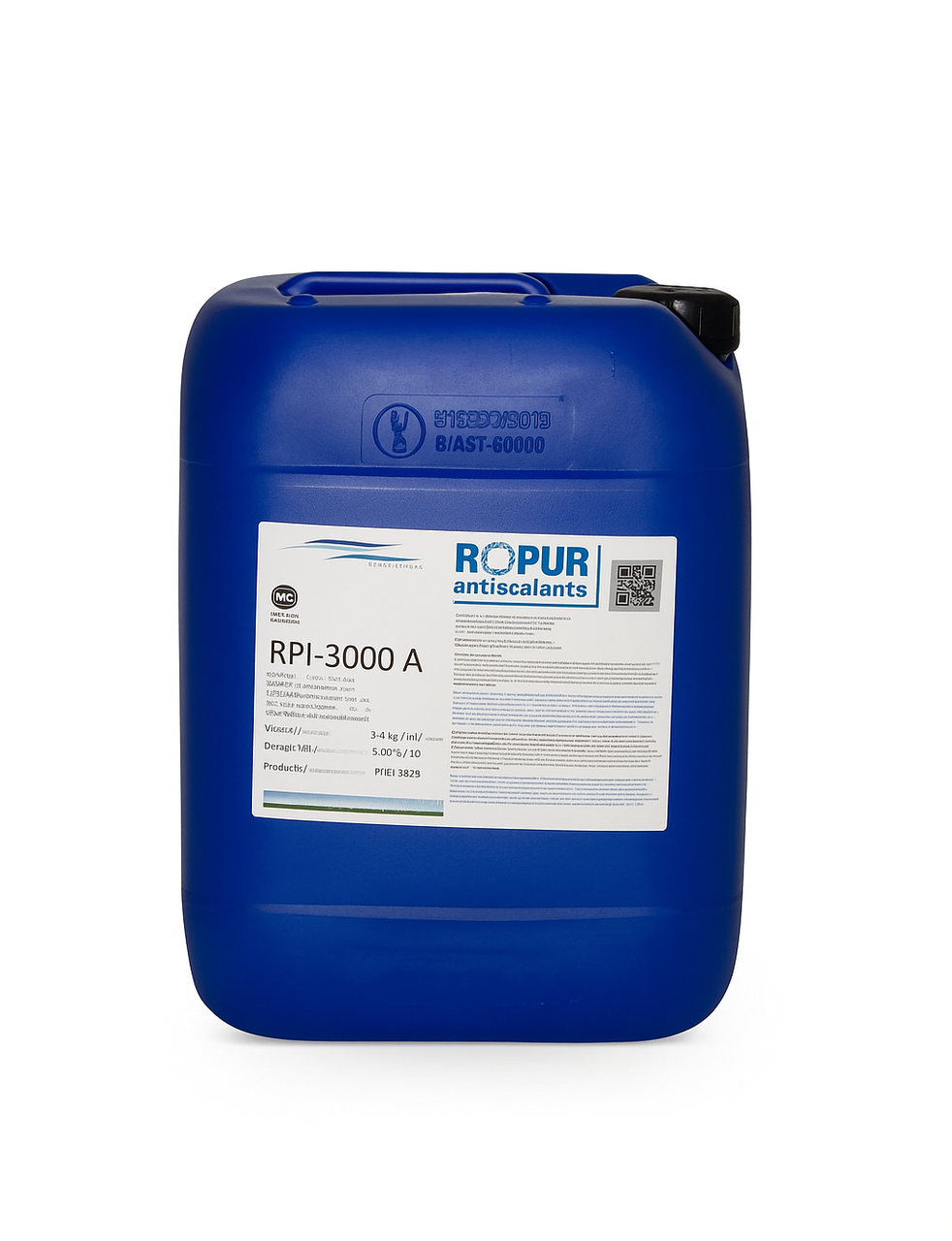 Антискалант RPI-3000A для захисту мембран зворотного осмосу - каністра 23,5 кг, фото 1