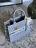 Сумка-шопер Крістіан Діор текстиль шопер Dior Large size світло-сірий, фото 2