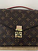 Сумка Луї Вітон коричневий + світло-бежевий Louis Vuitton Pochette Metis, фото 3