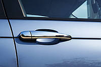 Хромированные Накладки на Ручки (4 шт., Нержавейка) 1998-2003, Carmos - Турецкая сталь для BMW 3 серия E-46