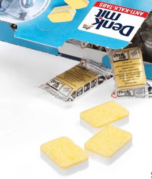 Таблетки від накипу Denkmit Anti-Kalk Tabs поштучно 4066447184280