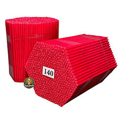 Церковні воскові свічки №140 Червоні