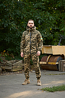 Військовий костюм піксель, куртка і штани з rip-stop тканини, тактичний одяг для ЗСУ, полювання, туризму, комплект з футболкою