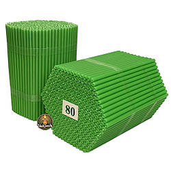 Церковні воскові свічки №80 Зелені