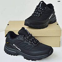 Columbia Gore-Tex Black White мужские зимние кроссовки Columbia с мембраной Gore-Tex, водонепроницаемые
