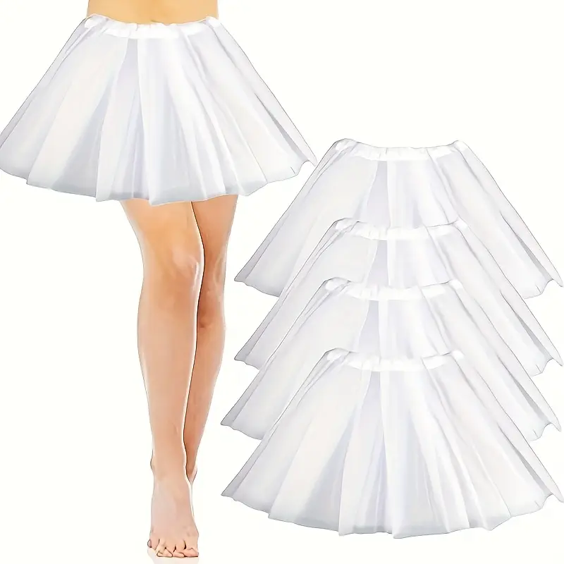 Фатиновая юбка белая для детей и взрослых 40см, фото 1