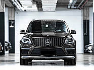 Передняя решетка радиатора GT Panamericana (для GL) для Mercedes GL/GLS сlass X166 2012-2019 гг