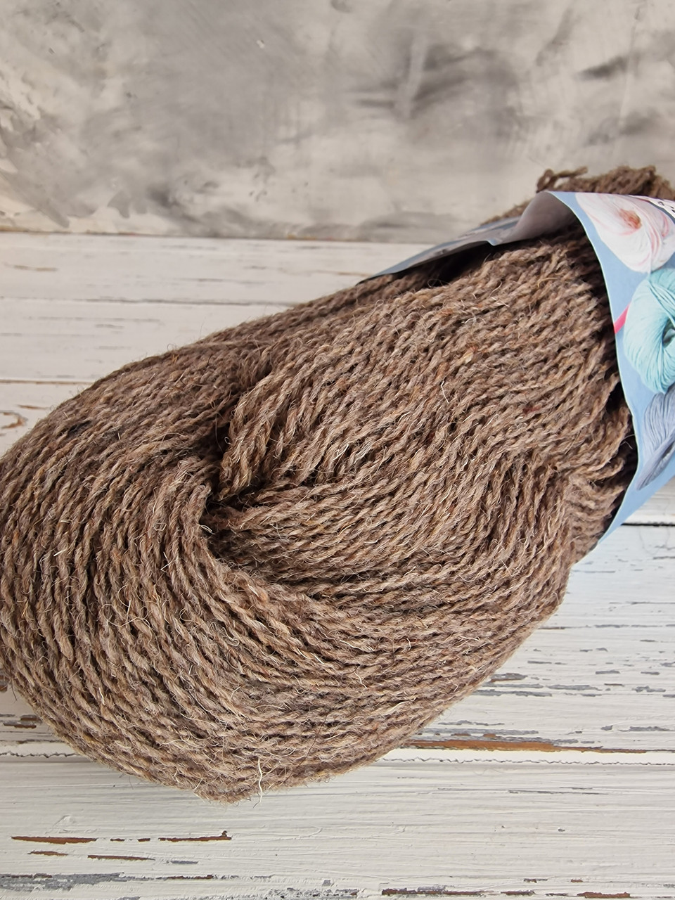 Пряжа вовна 100%, бежевий, фото 1