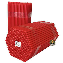 Церковні воскові свічки №60 Червоні