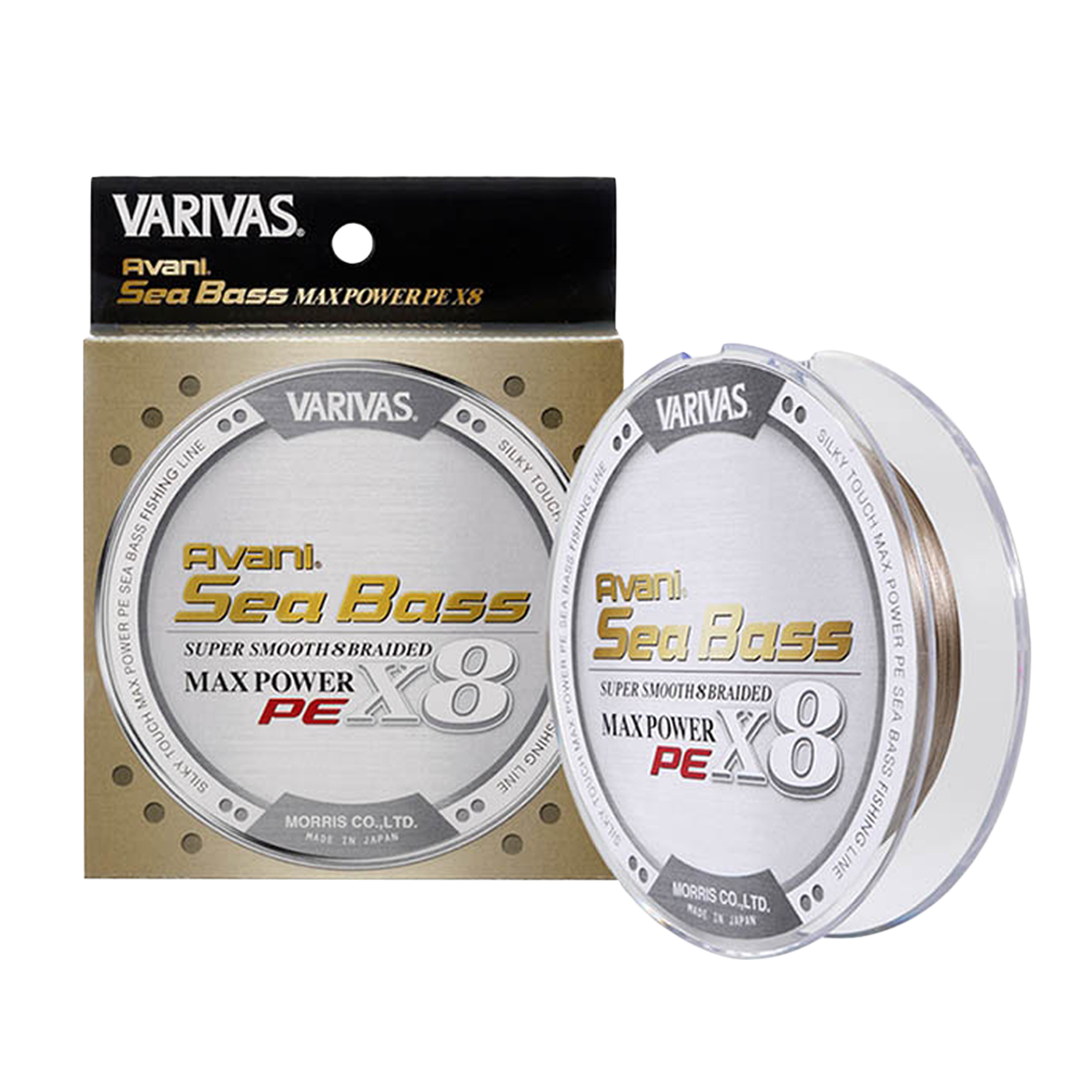 Шнур Varivas Avani Seabass Max Power PE X8 150м #0.8 16.7lb Status Gold, фото 1
