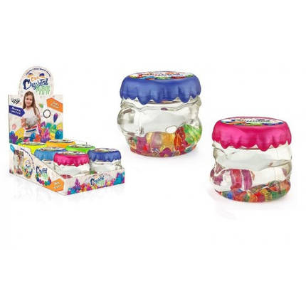 Антистрес-лизун Crystal Slime CS-01-01U 400 г 6 видів ТМ Danko Toys, фото 1