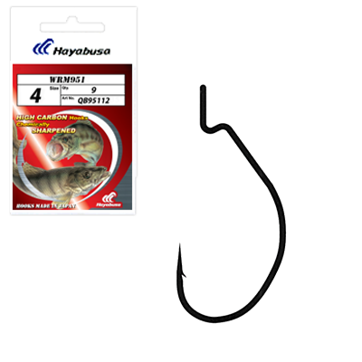 Гачок Hayabusa Extra Wide Gap Offset WRM951BM №2/0(7шт), фото 1