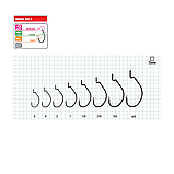 Гачок Hayabusa Extra Wide Gap Offset WRM951BM №2/0(7шт), фото 2