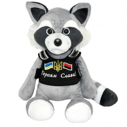 М'яка іграшка патріотична Єнот Патріот ЄН-0008 розмір 23х16 см ТМ Tigres