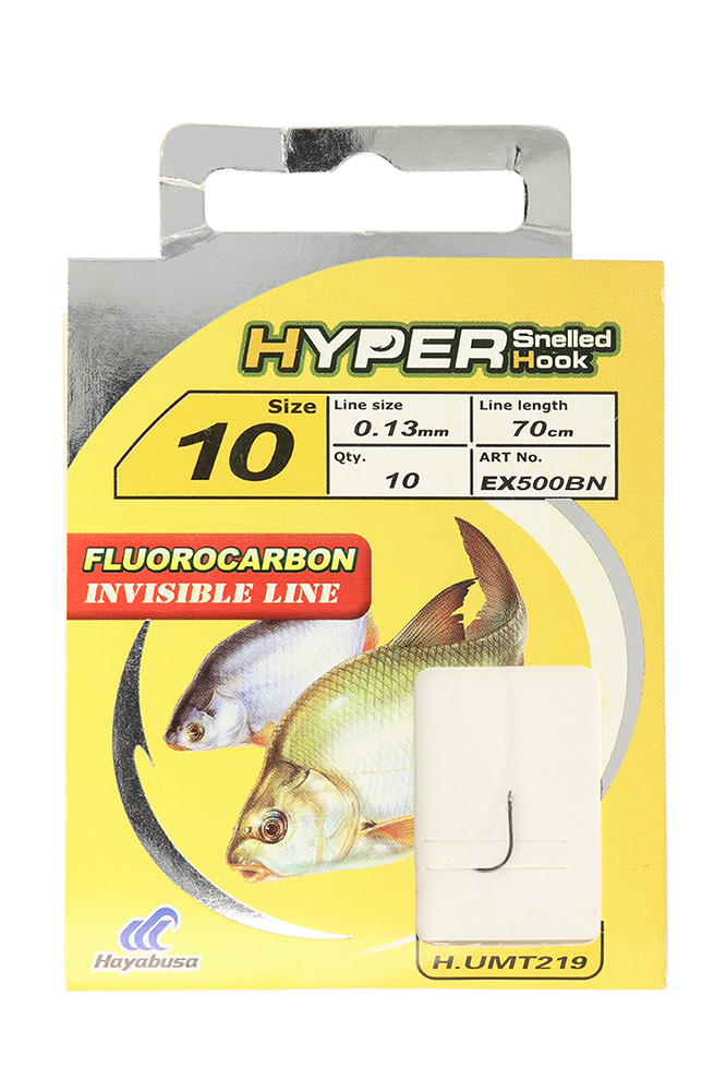 Готовий повідець універсальний Hayabusa EX500BN 0.13мм №12(10шт), фото 1