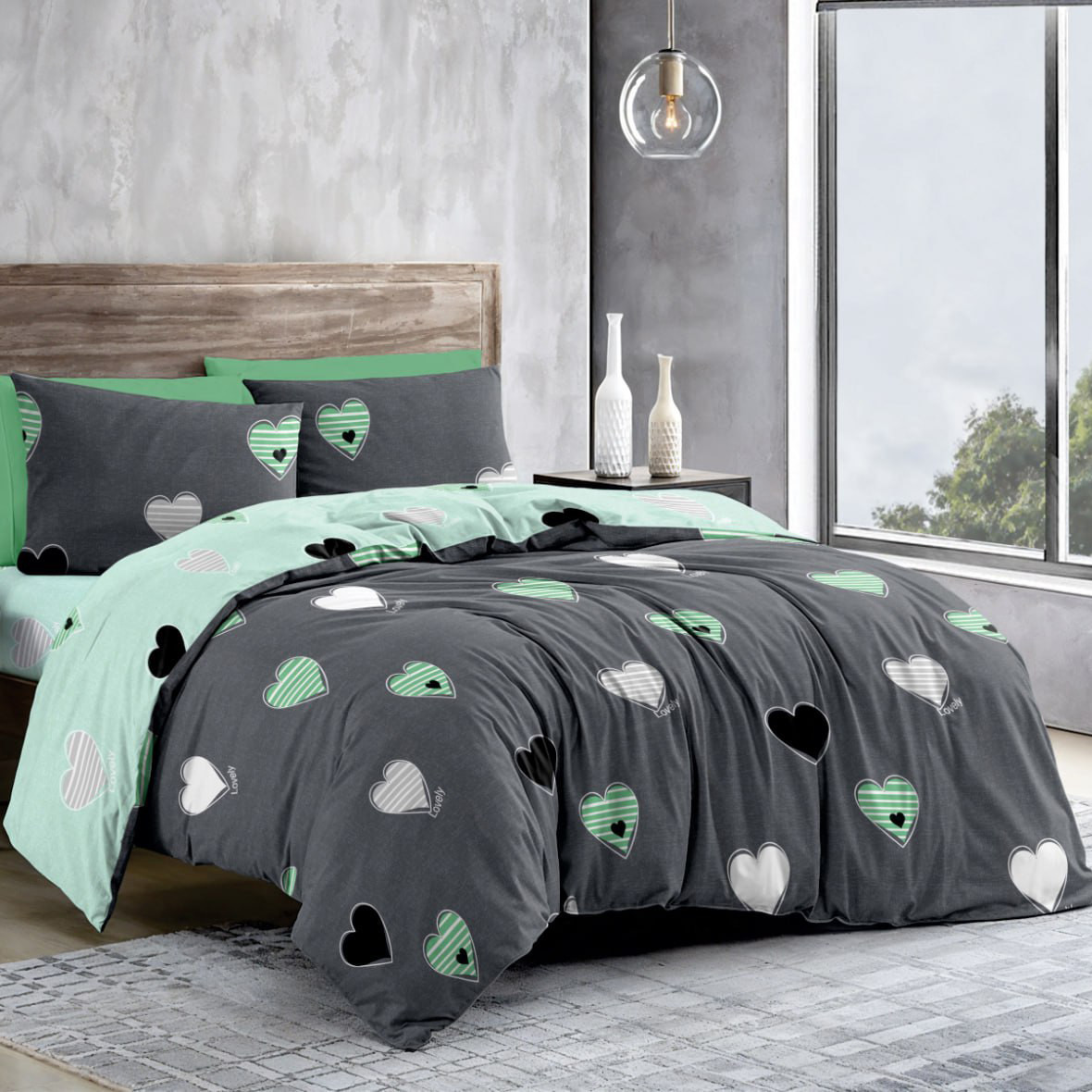 Постільна білизна бязь Романтик мікс, фото 1