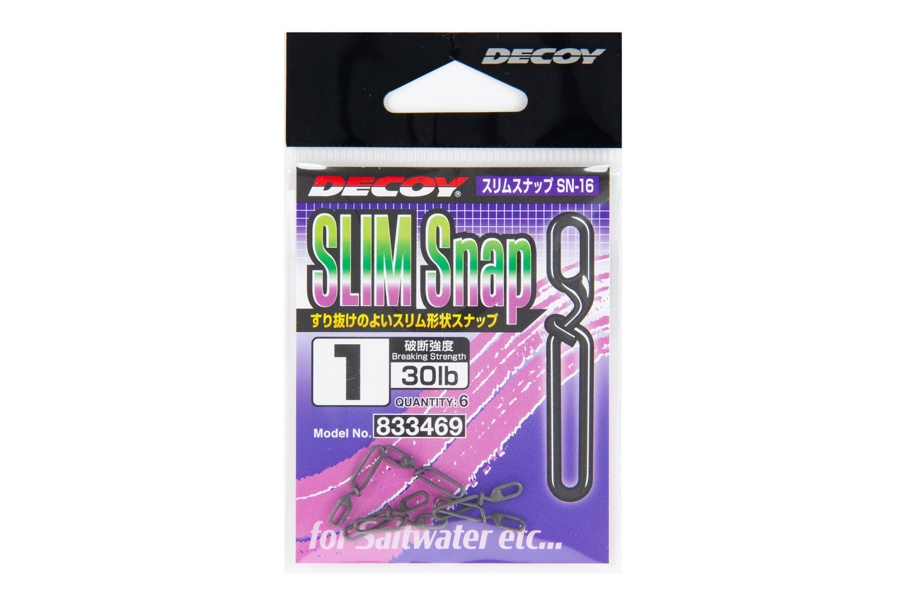 Застібка Decoy SN-16 Slim Snap №1 30lb (6шт), фото 1