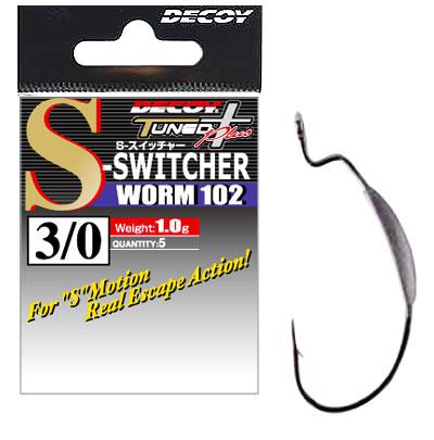Гачок Decoy S-Switcher Worm 102 №2/0, фото 1