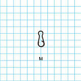 Застібка швидкознімна GC Double Hook Snap 2010MB №M, фото 2