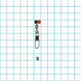 Застібка GC Swivel Float Adaptors 3020BL S (5шт), фото 2