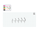 Гачок Hayabusa H.DSR132BM №3 (10шт), фото 2