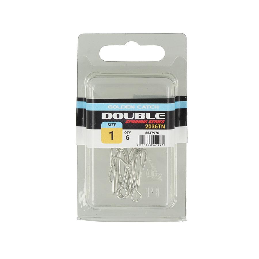 Гачок подвійний GC Double Hook 2036TN №1 (6шт), фото 1