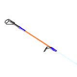 Вудка зимова GC N-Ice Crystal Glass 50UL+Titan Tip, фото 2