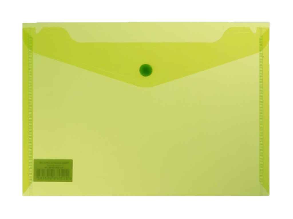 Папка-конверт, на кнопці, А5, салатова BM.3936-15 (6шт/уп) ТМ BUROMAX, фото 1