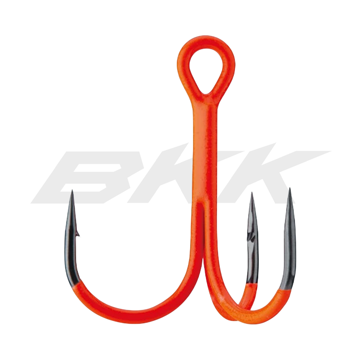 Гачок потрійний BKK Treble Spear-21 UVO Orange №1/0 (5шт), фото 1